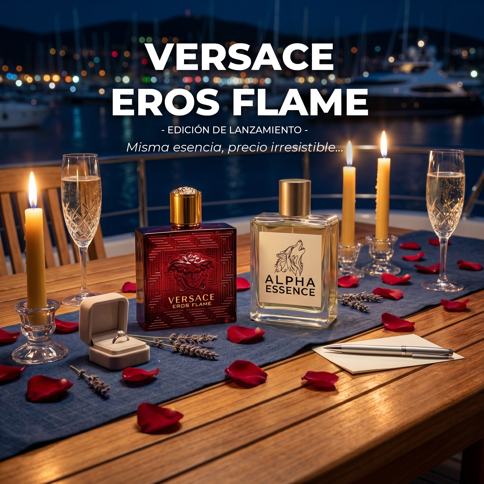 Versace Eros Flame: El Contraste de la Pasión Ardiente